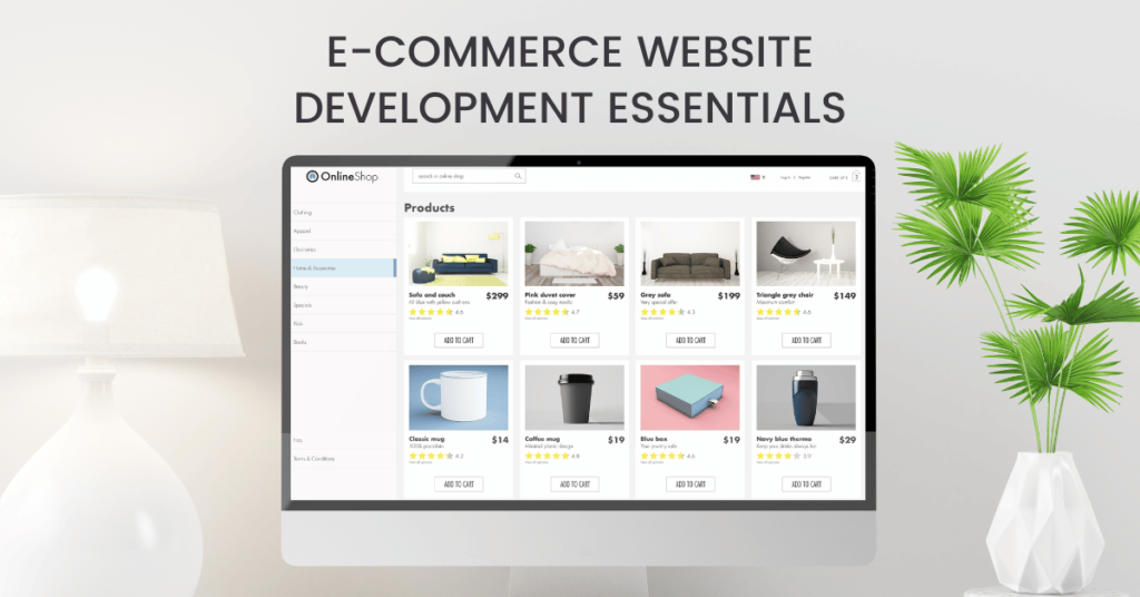 E commerce website development